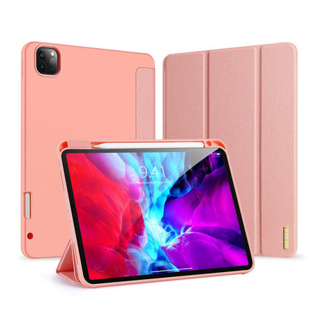 Калъф с Pen Поставка за iPad Pro 12.9" 2022-2018/ Air 13, Dux Ducis Domo Case, Розов