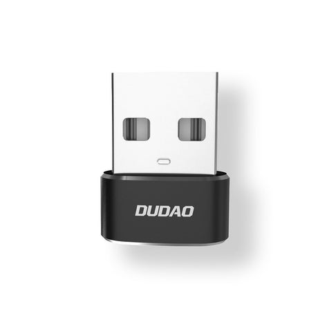 USB-C Преход/Адаптер, Dudao female USB-C to USB-A, Черен (2)