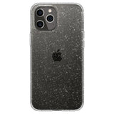 Противоударен Блестящ Калъф за iPhone 12/Pro, Spigen Liquid Crystal Glitter Quartz Case, Прозрачен (6)