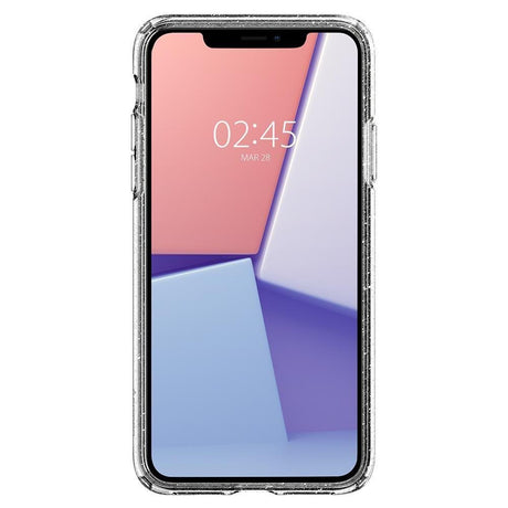 Противоударен Блестящ Калъф за iPhone 11, Spigen Liquid Crystal Glitter Quartz Case, Прозрачен (8)