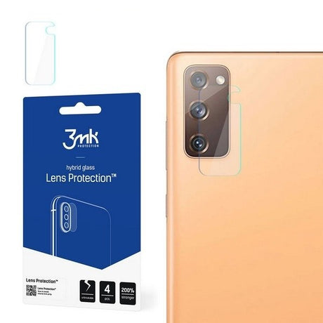 Удароустойчив Протектор за Камера Samsung S20 FE, 3MK Flexy Cam Glass, Прозрачен