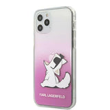 Луксозен Калъф за iPhone 12 Pro Max, Karl Lagerfeld Choupette Fun Case, Розов