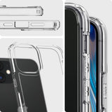 Противоударен Хибриден Калъф за iPhone 12 Mini, Spigen Ultra Hybrid Case, Прозрачен (5)