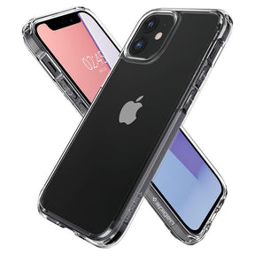 Противоударен Хибриден Калъф за iPhone 12 Mini, Spigen Ultra Hybrid Case, Прозрачен