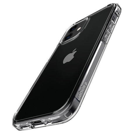 Противоударен Хибриден Калъф за iPhone 12 Mini, Spigen Ultra Hybrid Case, Прозрачен (2)