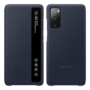 Оригинален Активен Калъф за Samsung S20 FE Smart Clear View Cover Book Case EF-ZG780CNE, Син