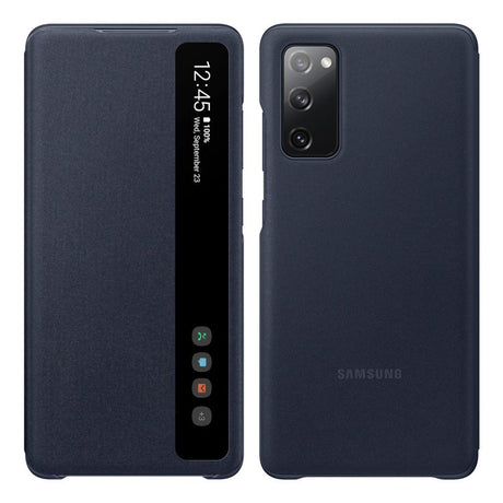 Оригинален Активен Калъф за Samsung S20 FE Smart Clear View Cover Book Case EF-ZG780CNE, Син