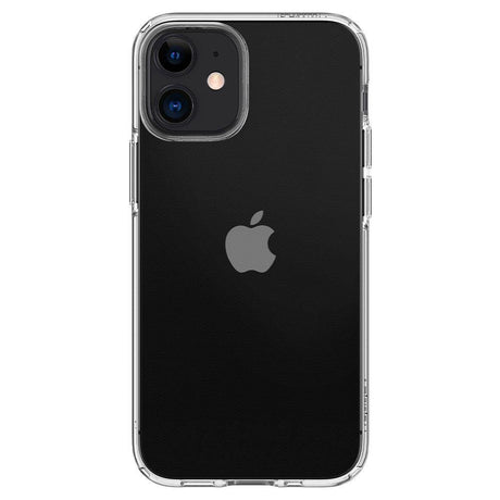Противоударен Силиконов Калъф за iPhone 12 Mini, Spigen Liquid Crystal Case, Прозрачен (6)