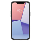 Противоударен Силиконов Калъф за за iPhone 12/Pro, Spigen Liquid Air Case, Черен (4)
