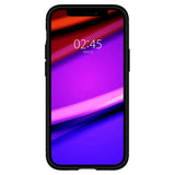 Противоударен Силиконов Калъф за iPhone 12 Mini, Spigen Rugged Armor Case, Черен (3)