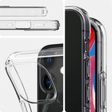 Противоударен Силиконов Калъф за iPhone 12 Mini, Spigen Liquid Crystal Case, Прозрачен (7)