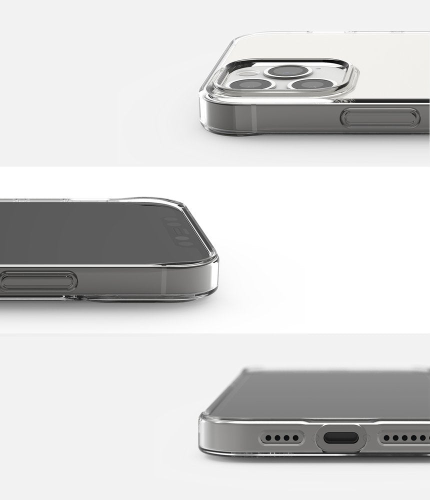 Противоударен Силиконов Калъф за iPhone 12 Pro Max, Ringke Air Case, Прозрачен (4)