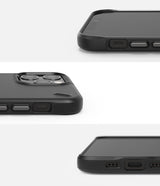 Противоударен Силиконов Калъф за iPhone 12/Pro, Ringke Onyx Case, Черен (3)