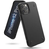 Противоударен Силиконов Калъф за iPhone 12/Pro, Ringke Onyx Case, Черен