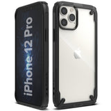 Противоударен Хибриден Калъф за iPhone 12/Pro, Ringke Fusion X Case, Черен (2)