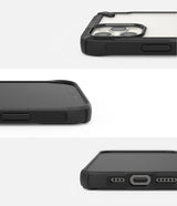 Противоударен Хибриден Калъф за iPhone 12/Pro, Ringke Fusion X Case, Черен (3)