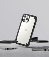 Противоударен Хибриден Калъф за iPhone 12/Pro, Ringke Fusion X Case, Черен (7)