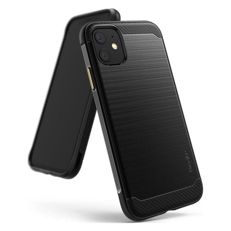 Противоударен Силиконов Калъф за iPhone 11, Ringke Onyx Case, Черен