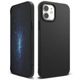 Противоударен Силиконов Калъф за iPhone 12 Mini, Ringke Air S Case, Черен (2)