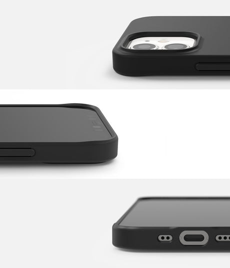 Противоударен Силиконов Калъф за iPhone 12 Mini, Ringke Air S Case, Черен (7)