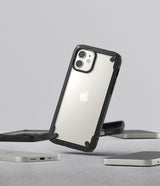 Противоударен Хибриден Калъф за iPhone 12 Mini, Ringke Fusion X Case, Черен (7)