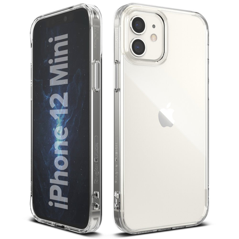 Противоударен Хибриден Калъф за iPhone 12 Mini, Ringke Fusion Case, Прозрачен
