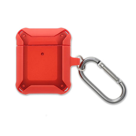 Калъф за Слушалки за Apple AirPods 2, 4Smarts HardShell Case, Червен