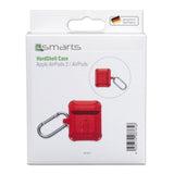Калъф за Слушалки за Apple AirPods 2, 4Smarts HardShell Case, Червен (3)