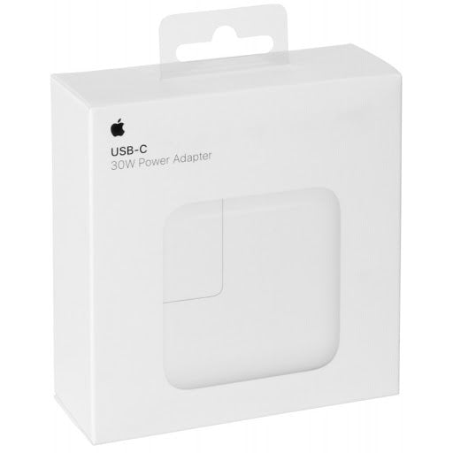 Оригинално Зарядно за MacBook, Apple 220v Charger USB-C A1882 30w, Бял