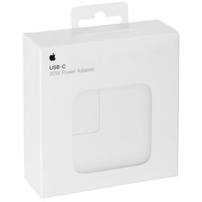 Оригинално Зарядно за MacBook, Apple 220v Charger USB-C A1882 30w, Бял