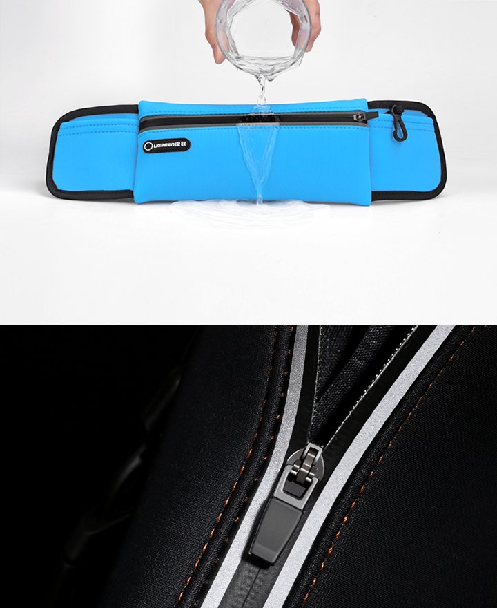 Спортен Калъф с Цип за Телефон, Ugreen Running Belt Case, Черен (6)