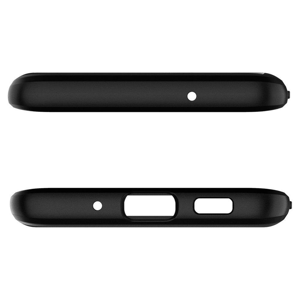 Противоударен Силиконов Калъф за Samsung S20 Plus, Spigen Rugged Armor Case, Черен (9)