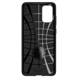 Противоударен Силиконов Калъф за Samsung S20 Plus, Spigen Rugged Armor Case, Черен (7)