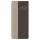 Оригинален Активен Калъф за Huawei P40 Pro Smart View Book Case, Кафяв