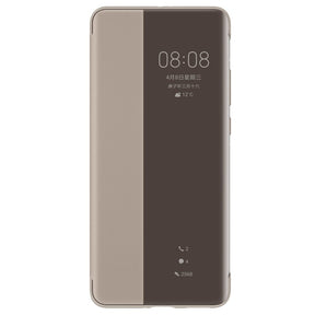 Оригинален Активен Калъф за Huawei P40 Pro Smart View Book Case, Кафяв