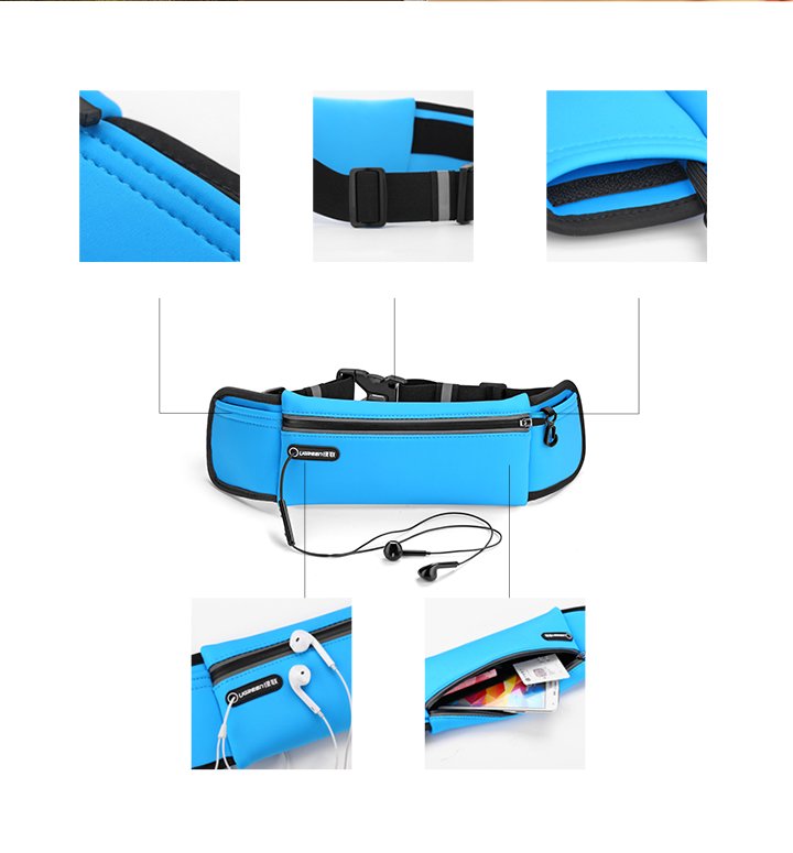 Спортен Калъф с Цип за Телефон, Ugreen Running Belt Case, Черен (2)