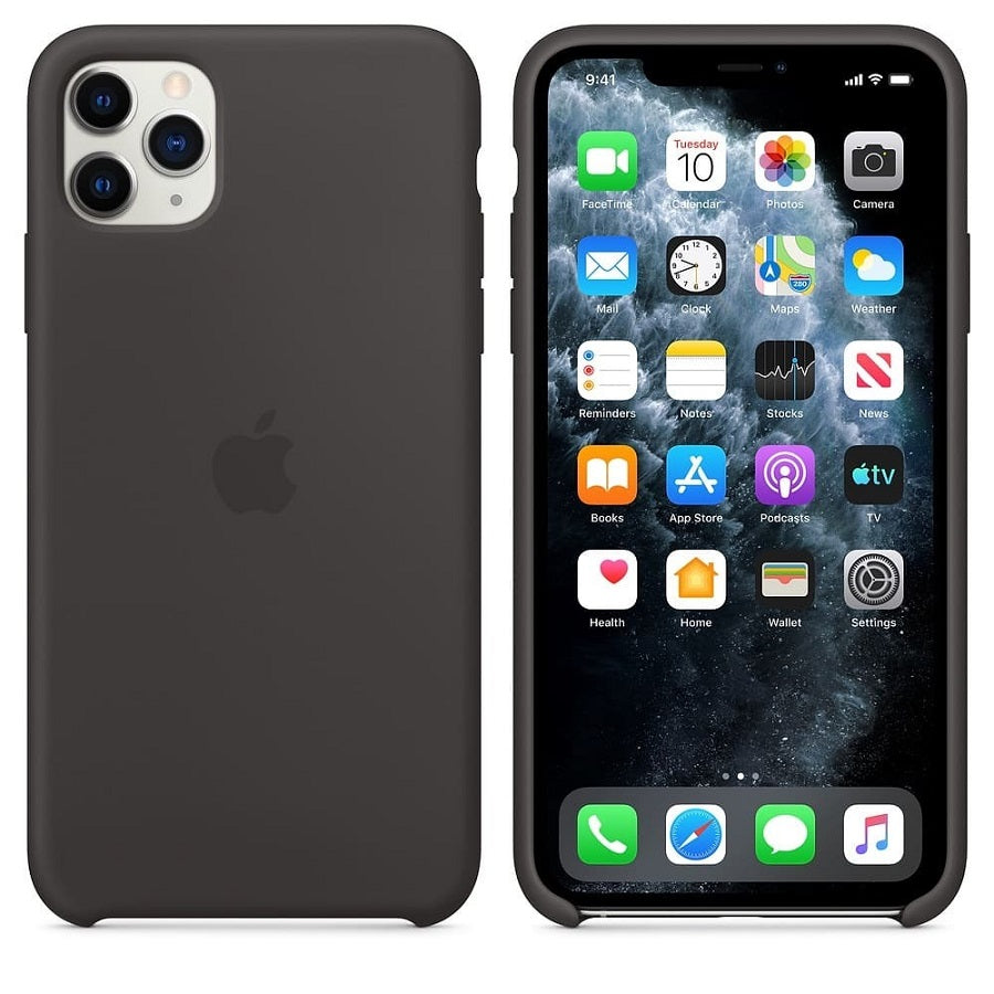 Оригинален Силиконов Калъф за Apple iPhone 11 Pro, Silicone Case MWYN2ZM/A, Черен
