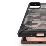 Противоударен Хибриден Калъф за Samsung Note 20 Ultra, Ringke Fusion X Camouflage Case, Черен (3)