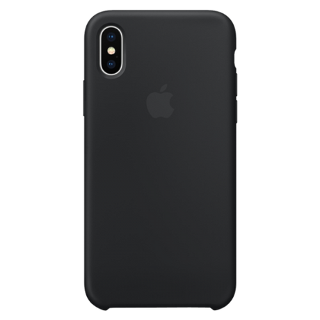 Оригинален Силиконов Калъф за Apple iPhone XS Max, Silicone Case MRWE2, Черен (2)