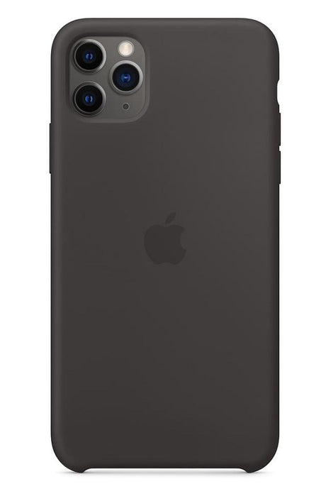 Оригинален Силиконов Калъф за Apple iPhone 11 Pro Max, Silicone Case MX002ZM/A, Черен (3)