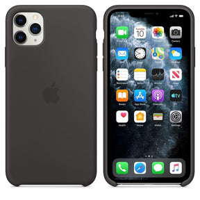 Оригинален Силиконов Калъф за Apple iPhone 11 Pro Max, Silicone Case MX002ZM/A, Черен