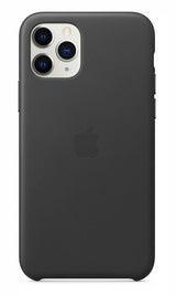 Оригинален Кожен Калъф за Apple iPhone 11 Pro, Leather Case MWYE2ZM/A, Черен (3)