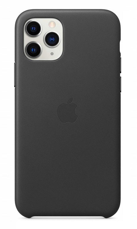 Оригинален Кожен Калъф за Apple iPhone 11 Pro, Leather Case MWYE2ZM/A, Черен (3)