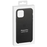 Оригинален Кожен Калъф за Apple iPhone 11 Pro, Leather Case MWYE2ZM/A, Черен (5)