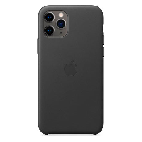 Оригинален Кожен Калъф за Apple iPhone 11 Pro, Leather Case MWYE2ZM/A, Черен (4)