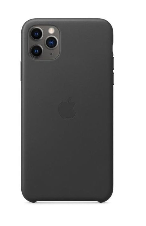 Оригинален Кожен Калъф за Apple iPhone 11 Pro Max, Leather Case MX0E2ZM/A, Черен (3)