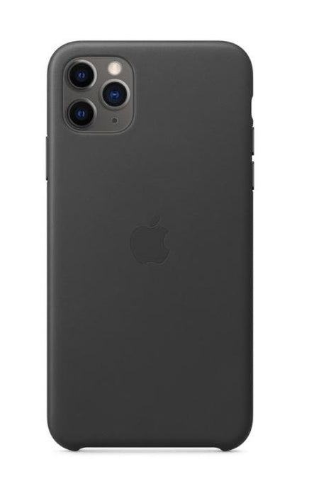 Оригинален Кожен Калъф за Apple iPhone 11 Pro Max, Leather Case MX0E2ZM/A, Черен (3)