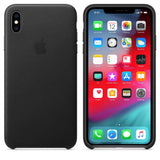 Оригинален Кожен Калъф за Apple iPhone XS Max, Leather Case MRWT2ZM/A, Черен (2)