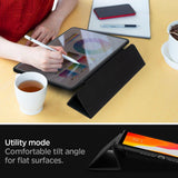 Противоударен Калъф за iPad 9/ 8/ 7 10.2", Spigen Rugged Armor Pro Case, Черен (5)
