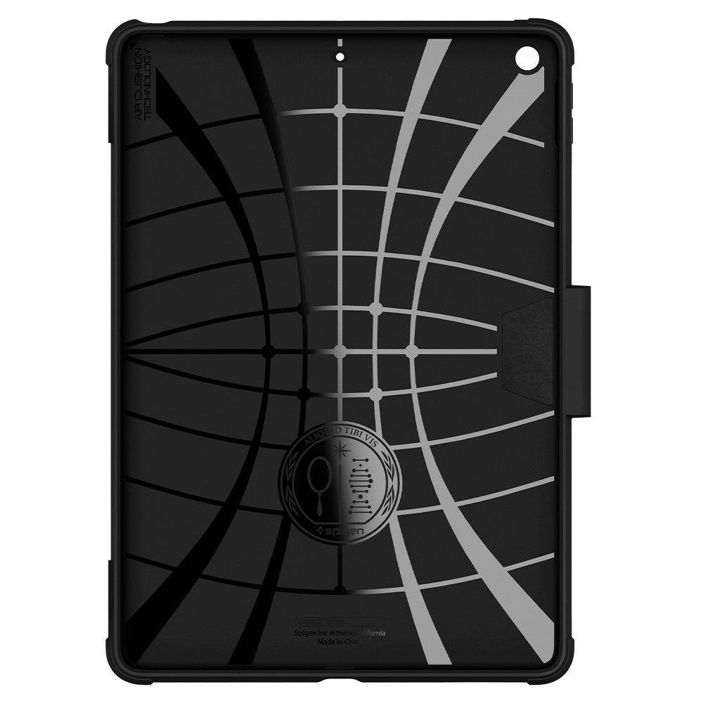 Противоударен Калъф за iPad 9/ 8/ 7 10.2", Spigen Rugged Armor Pro Case, Черен (8)
